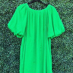 Velvet Bow & Polka-Dot Dress